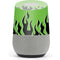 Green Flames Google Home Skin